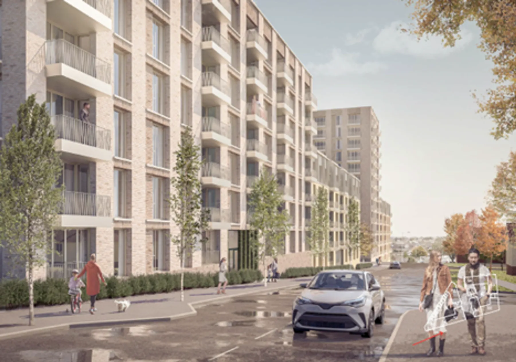 Phoenix Village — architectural visualisation