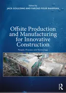 Book cover: Offsite Production and Manufacturing for Innovative Construction