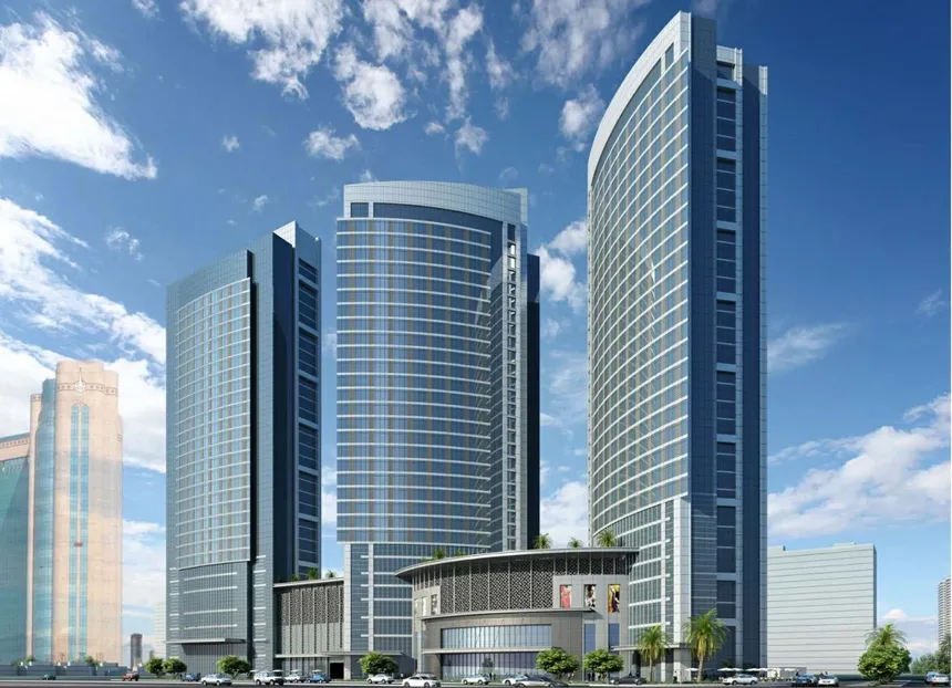 Corniche Residential Towers — architectural visualisation